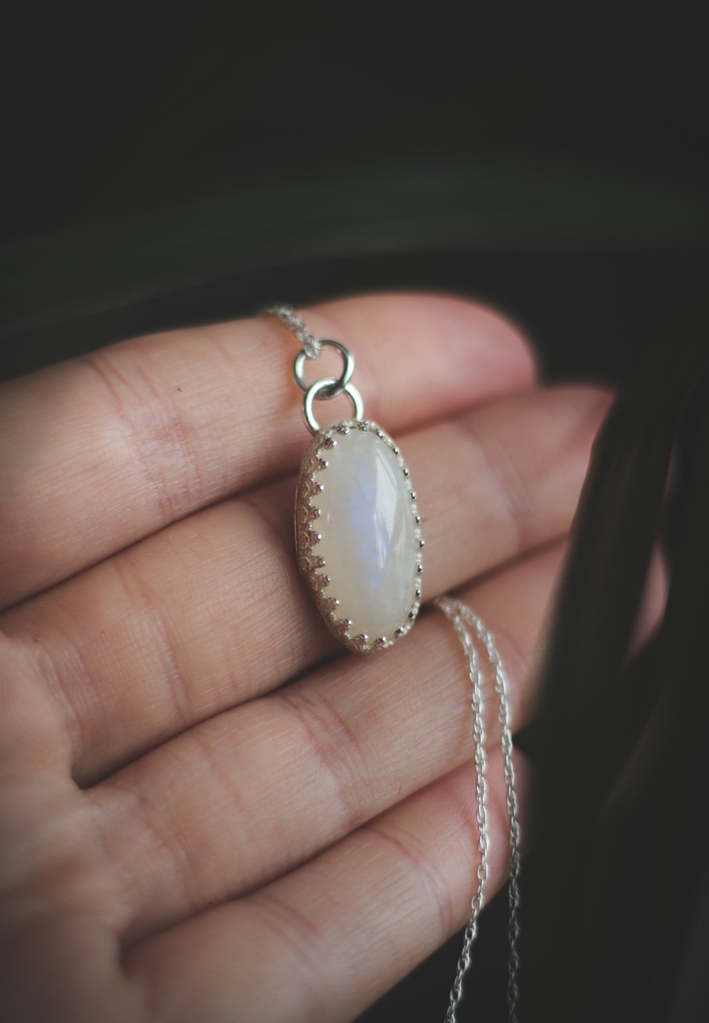 Moonstone necklace