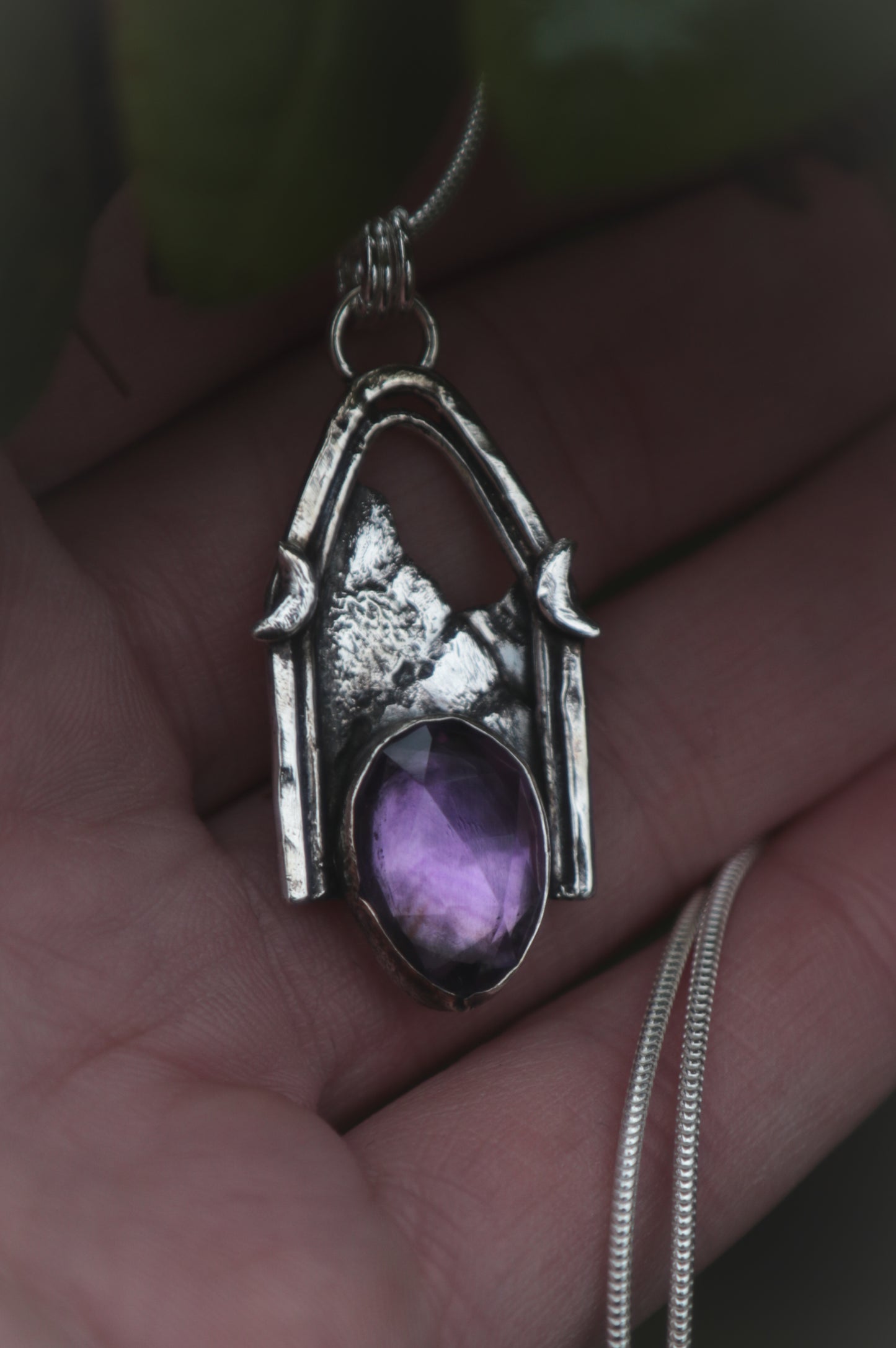 Mountain view necklace.