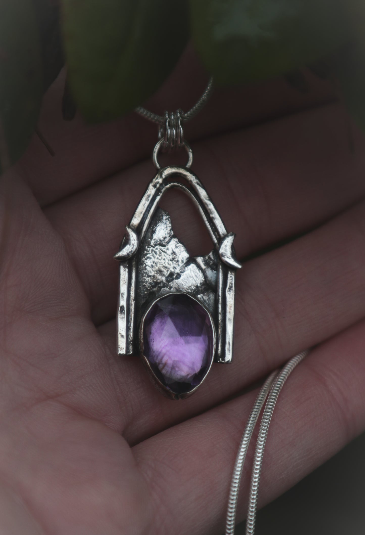 Mountain view necklace.