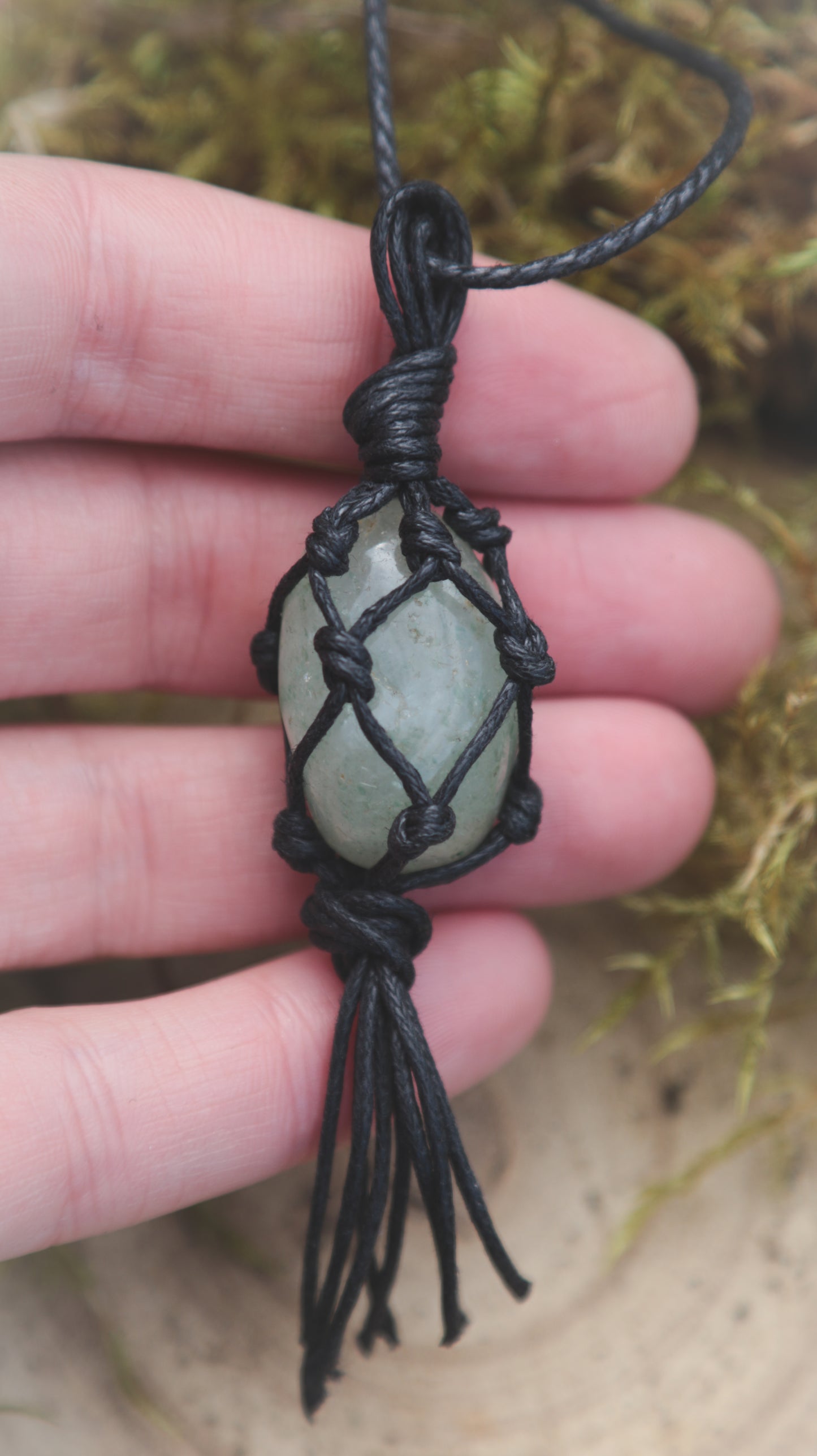 Aventurine tumblestone necklace