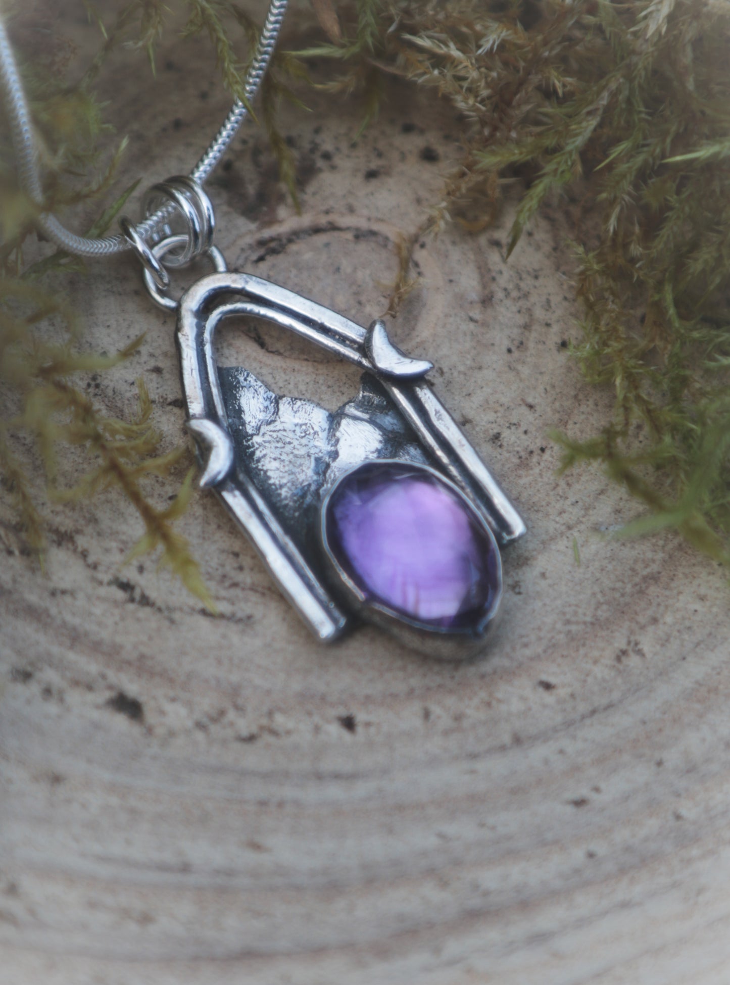 Mountain view necklace.