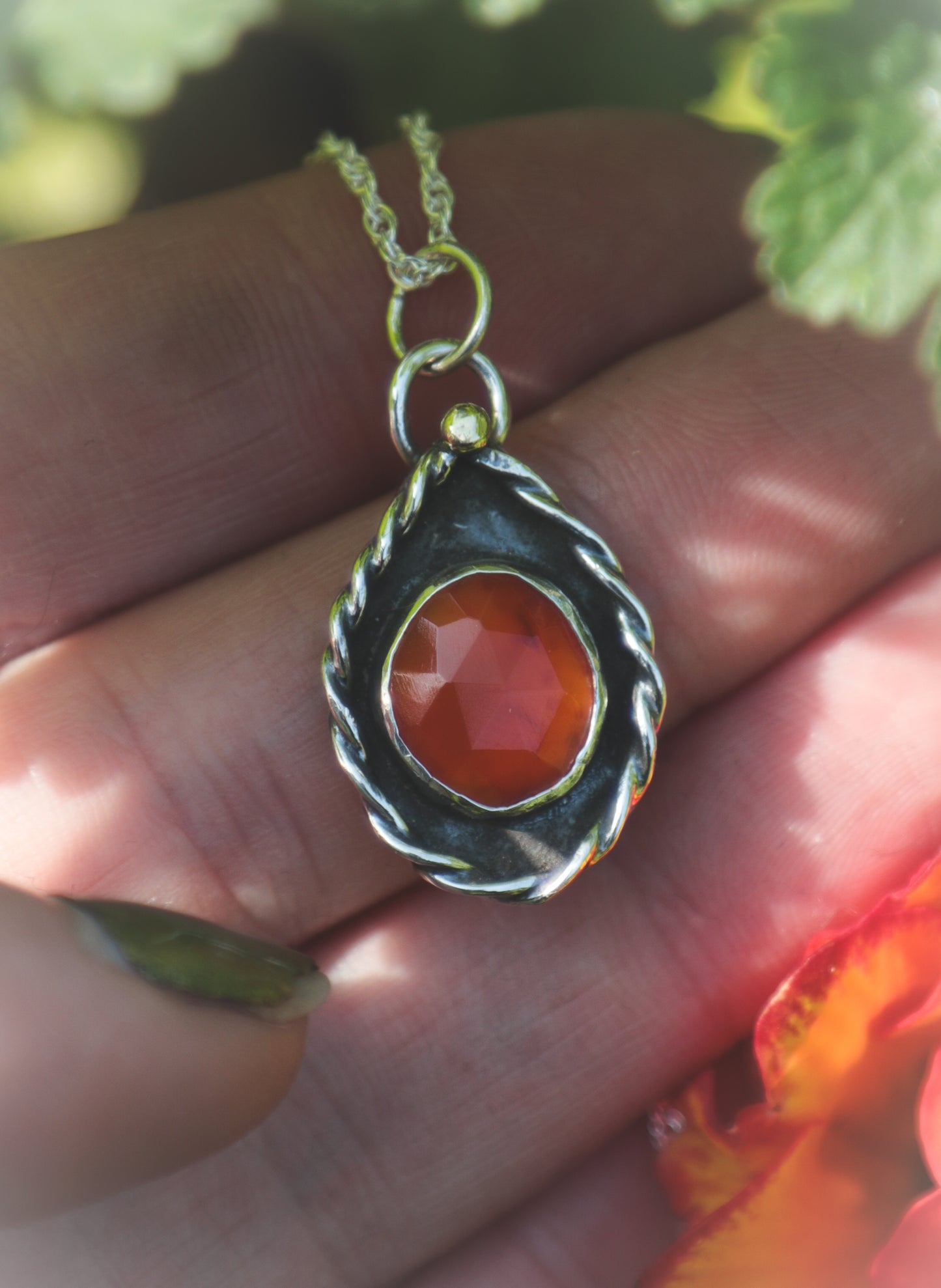 Carnelian necklace