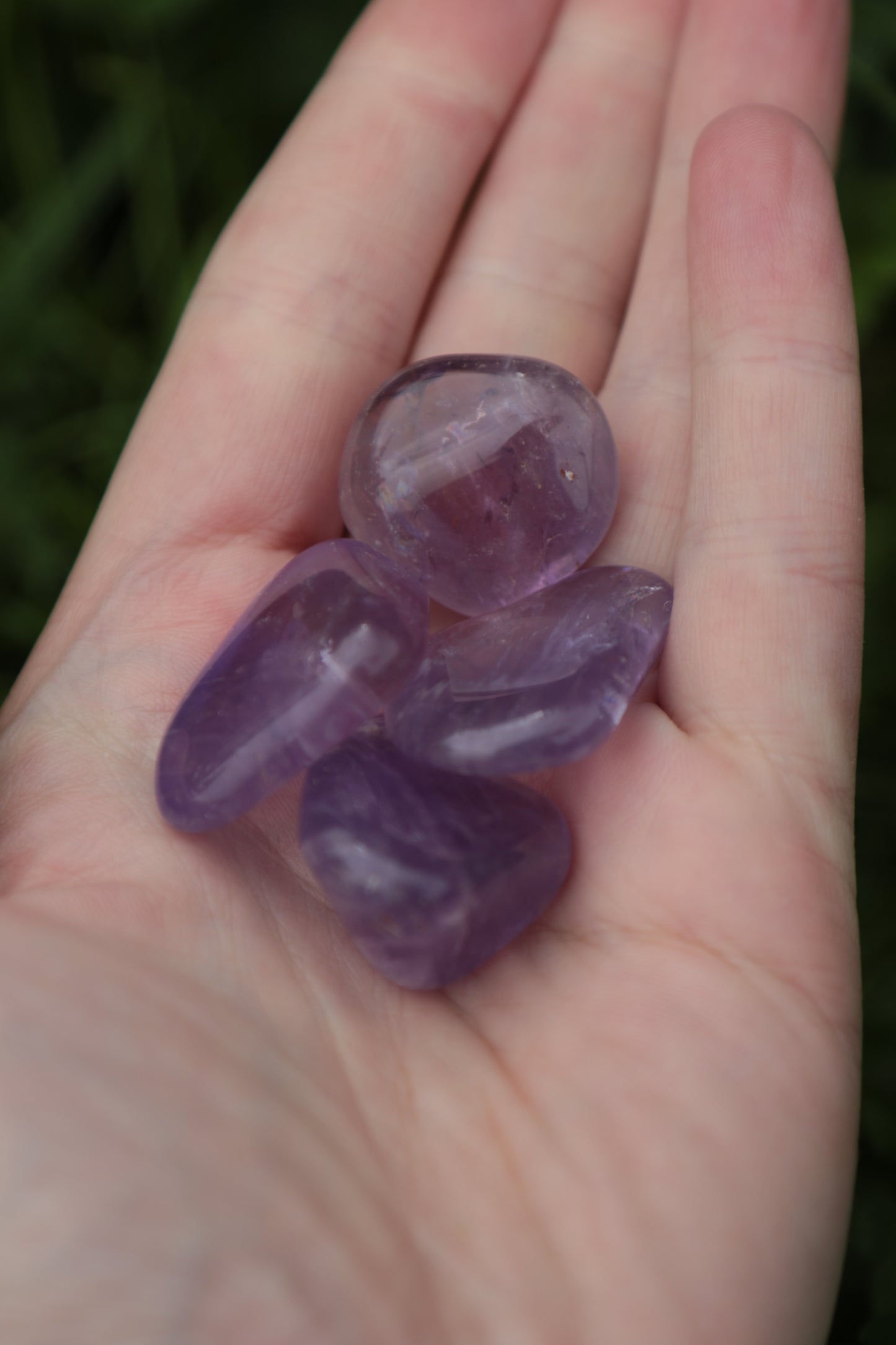 Amethyst A grade Tumblestone