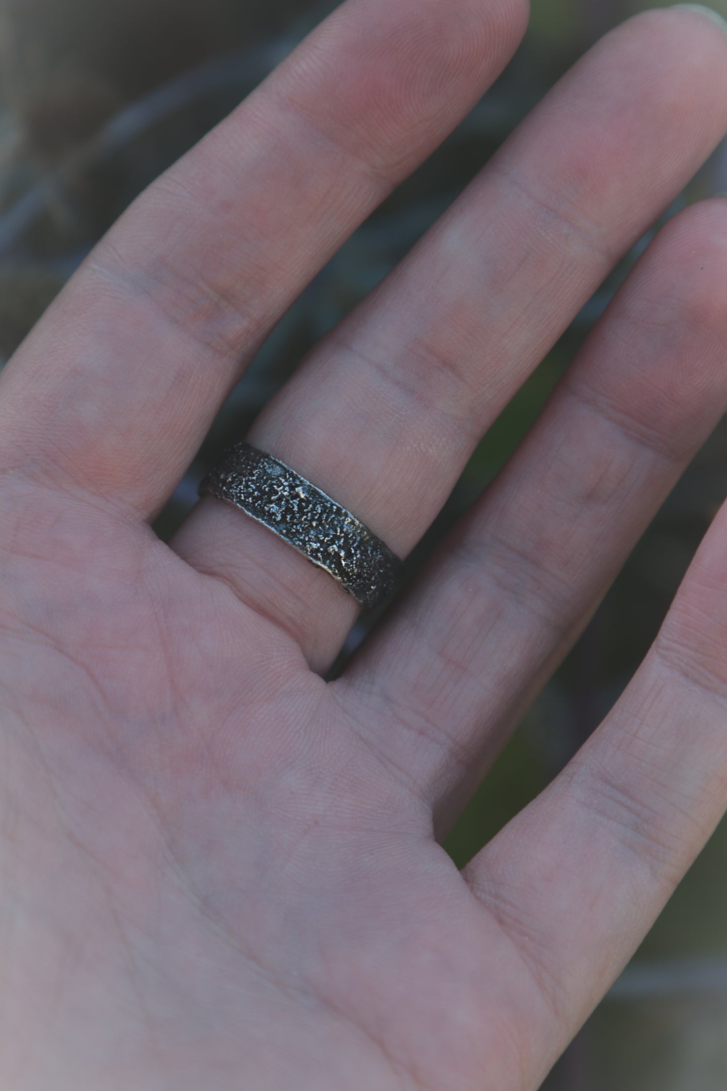 Amethyst ring. UK size P 3/4 - US size 8 1/4