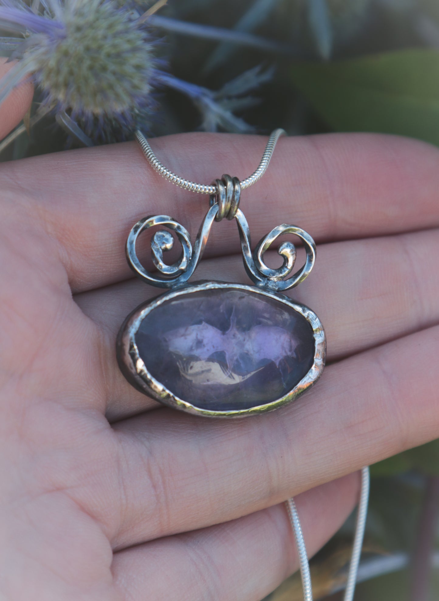 Amethyst Dragon necklace.