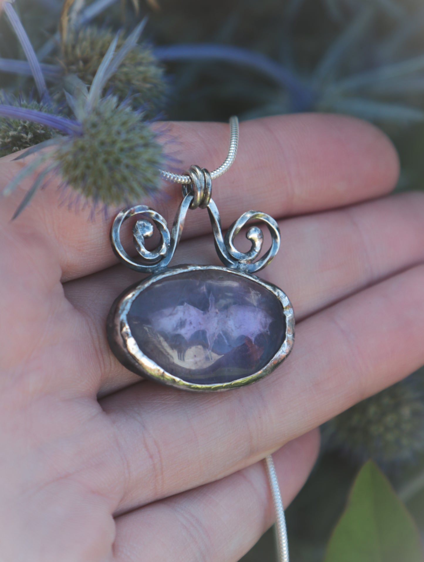 Amethyst Dragon necklace.