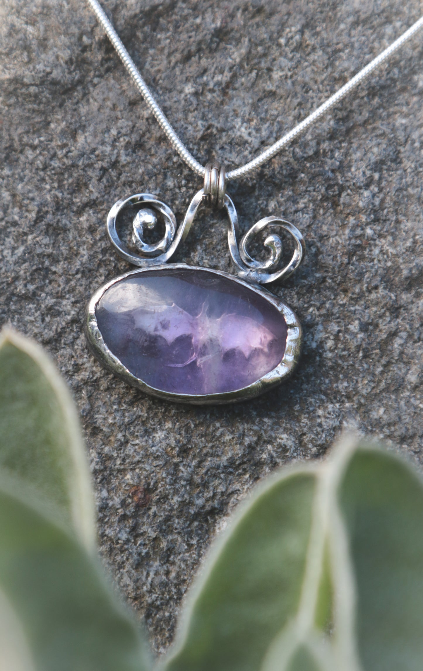Amethyst Dragon necklace.