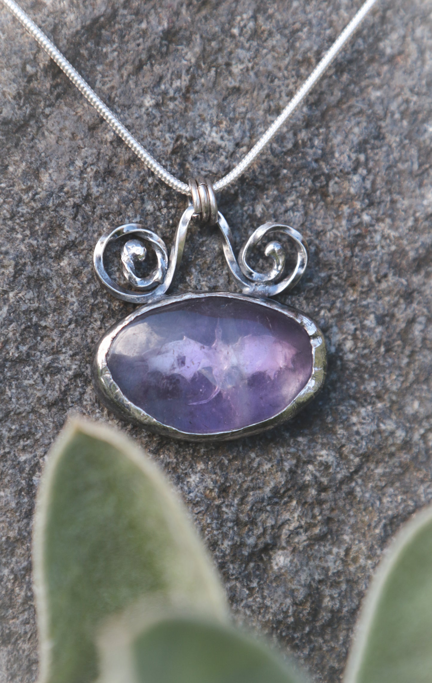 Amethyst Dragon necklace.