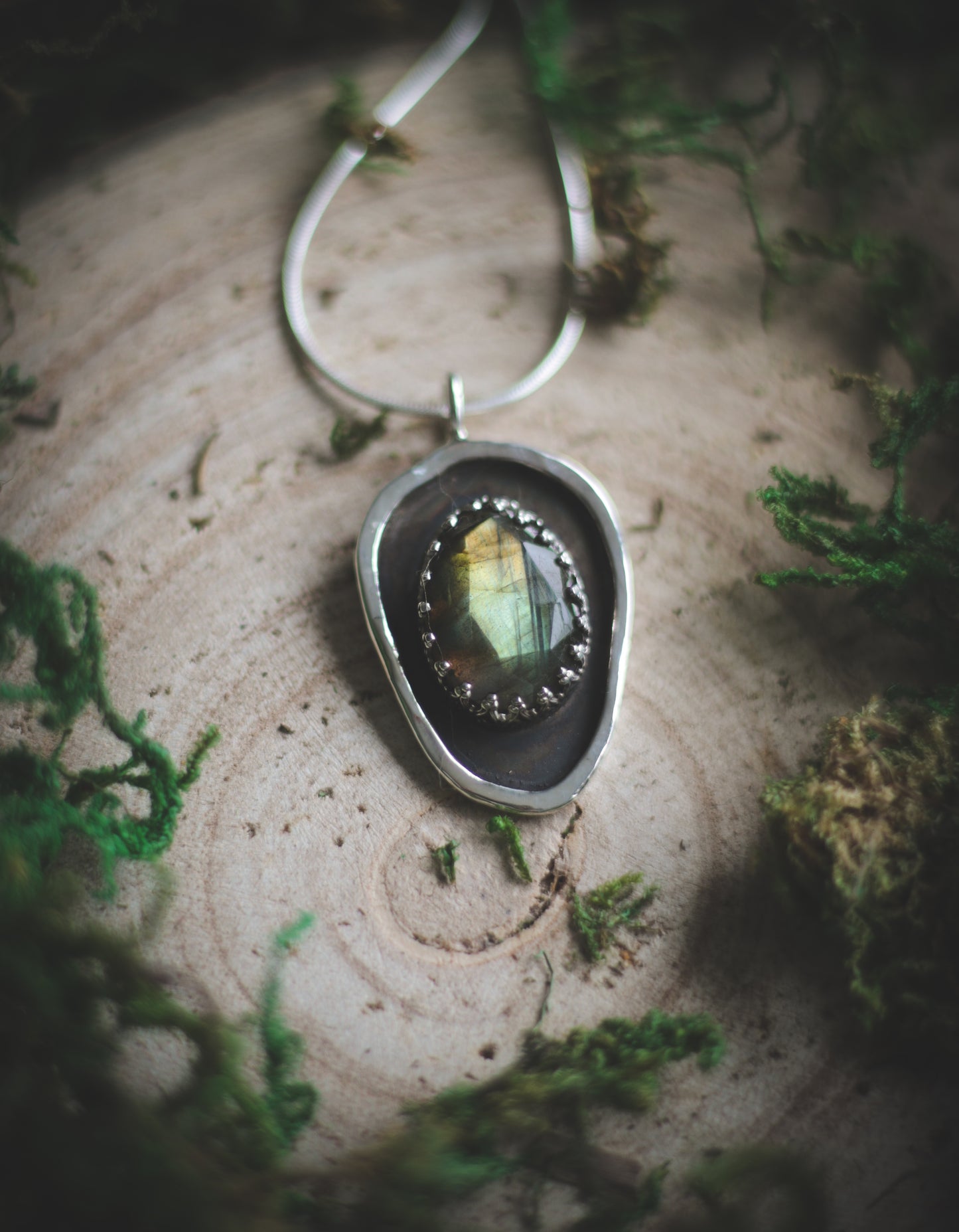 Labradorite necklace