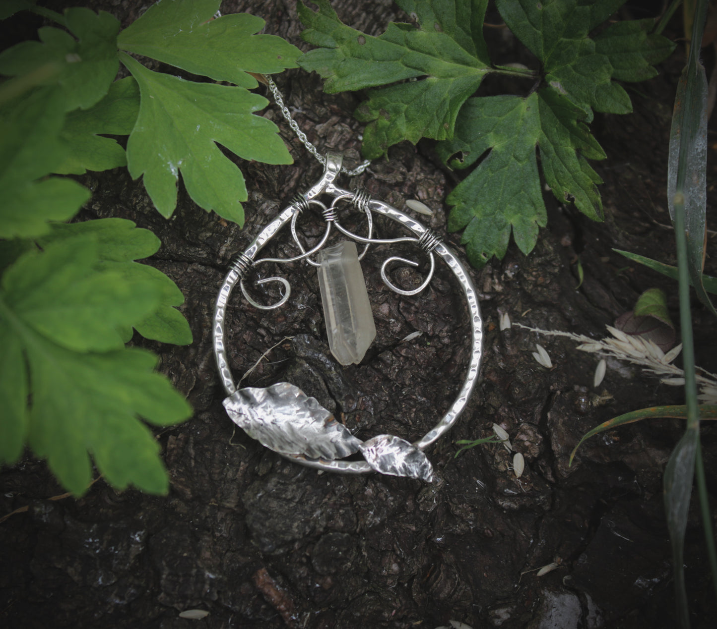 Quartz necklace