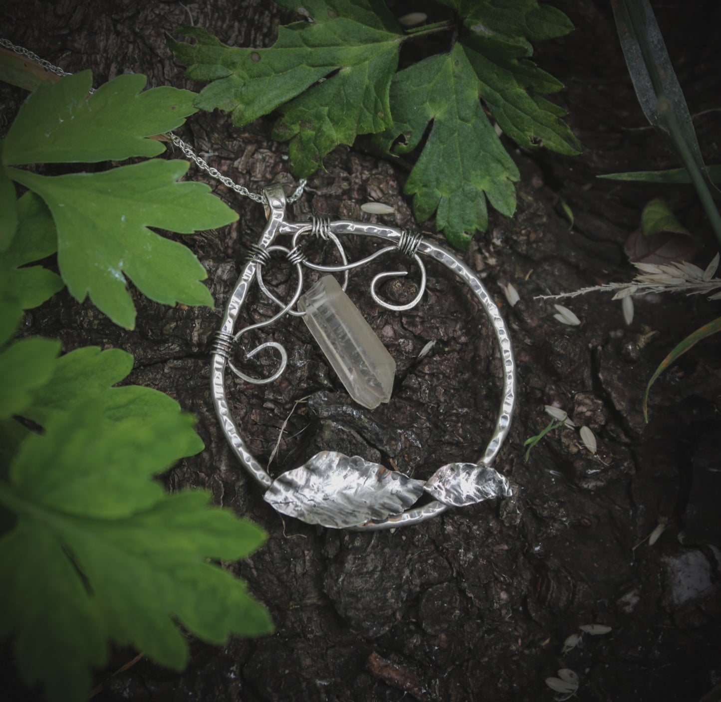 Quartz necklace