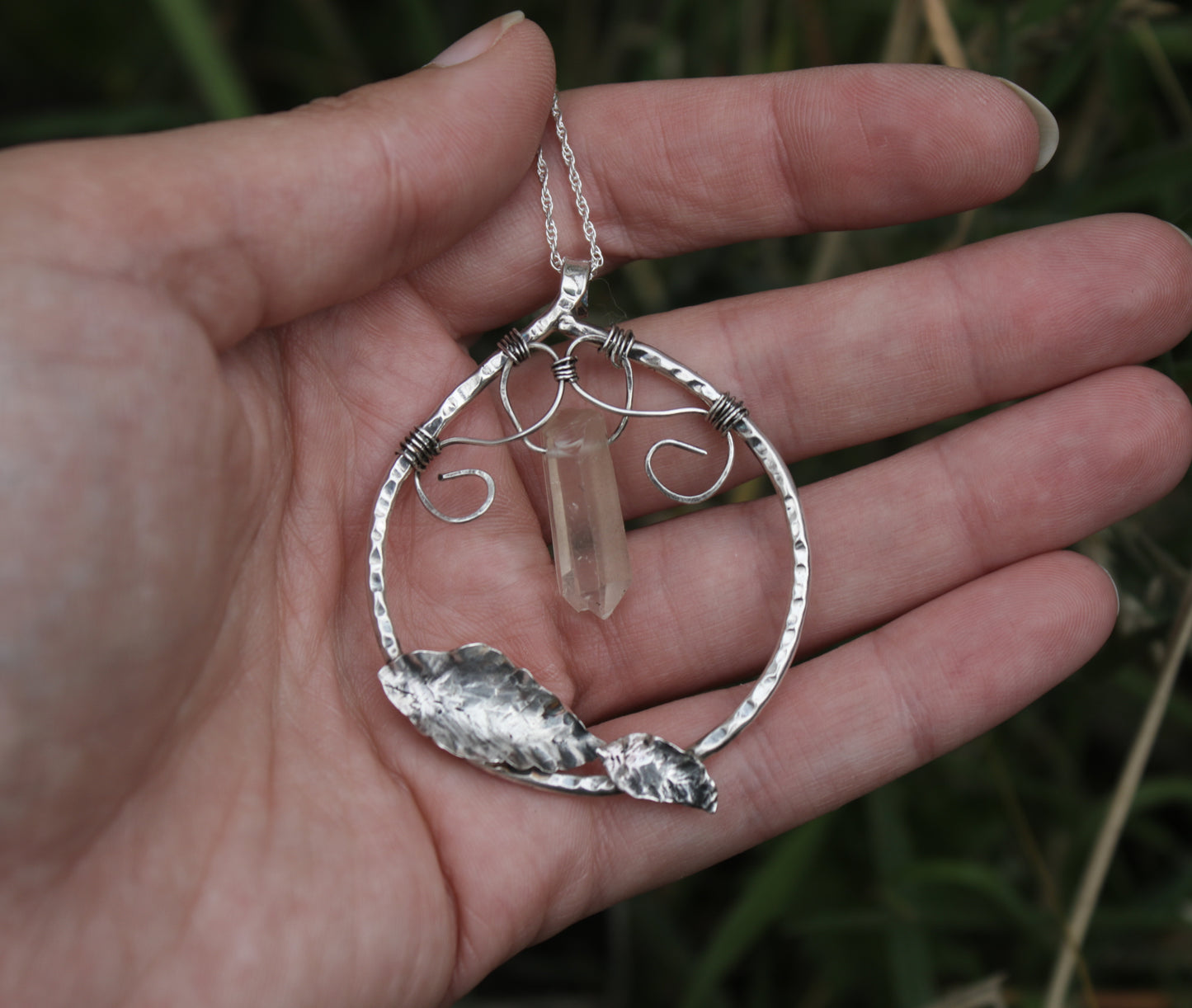 Quartz necklace