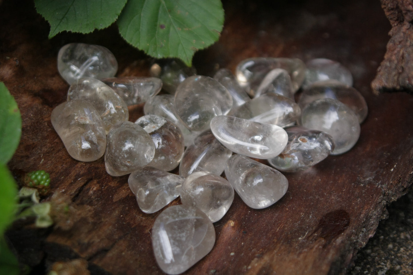 Smokey Quartz crystal necklace.