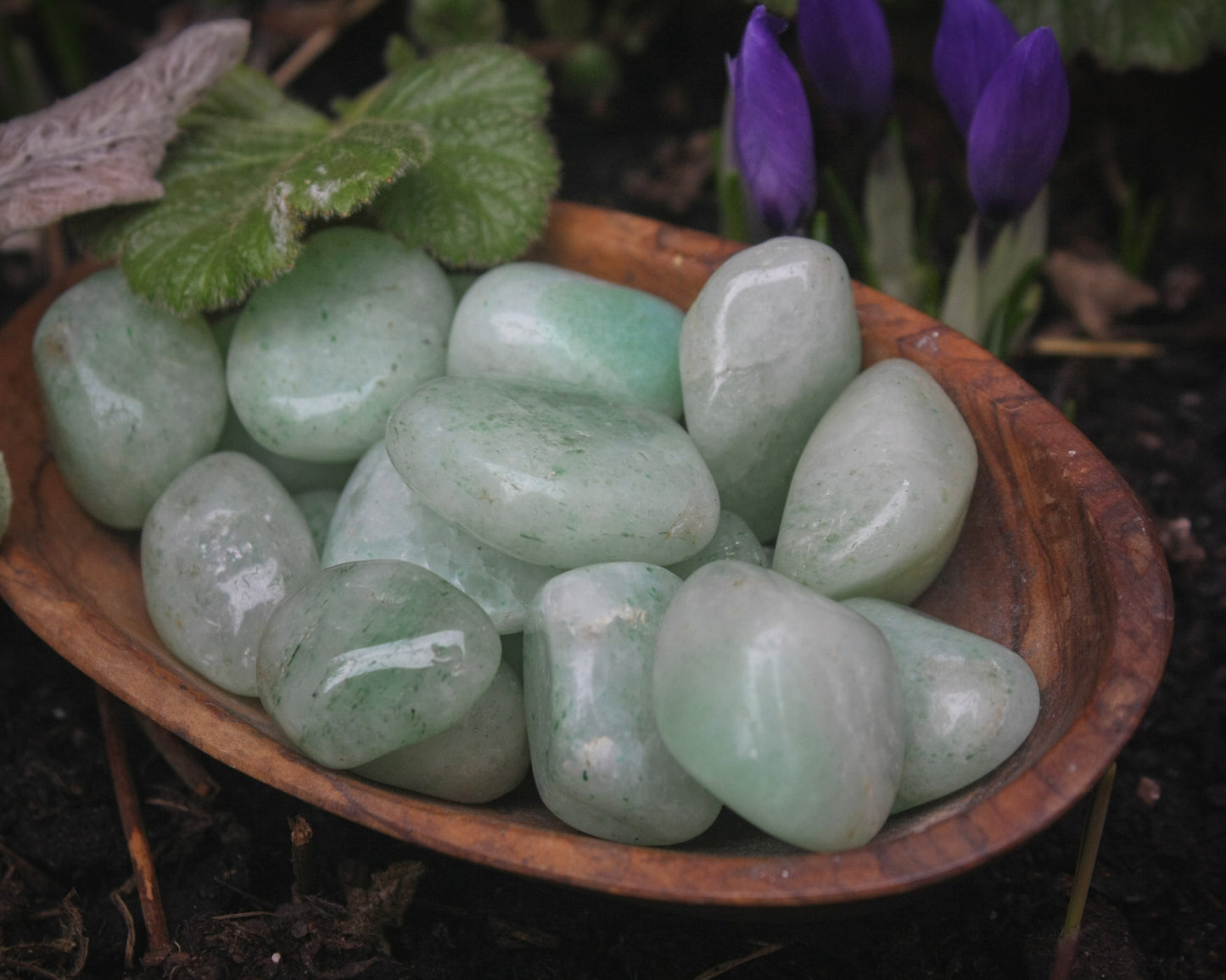 Aventurine tumblestone necklace