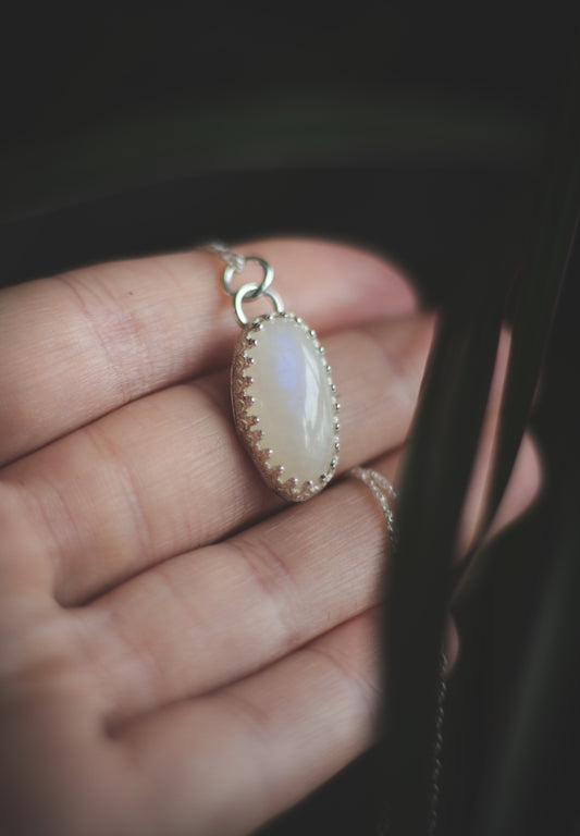 Moonstone necklace