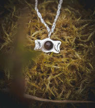 Load image into Gallery viewer, Black Onyx triple moon necklace
