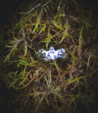 Load image into Gallery viewer, Silver ghost ring UK size N - US size 6 3/4
