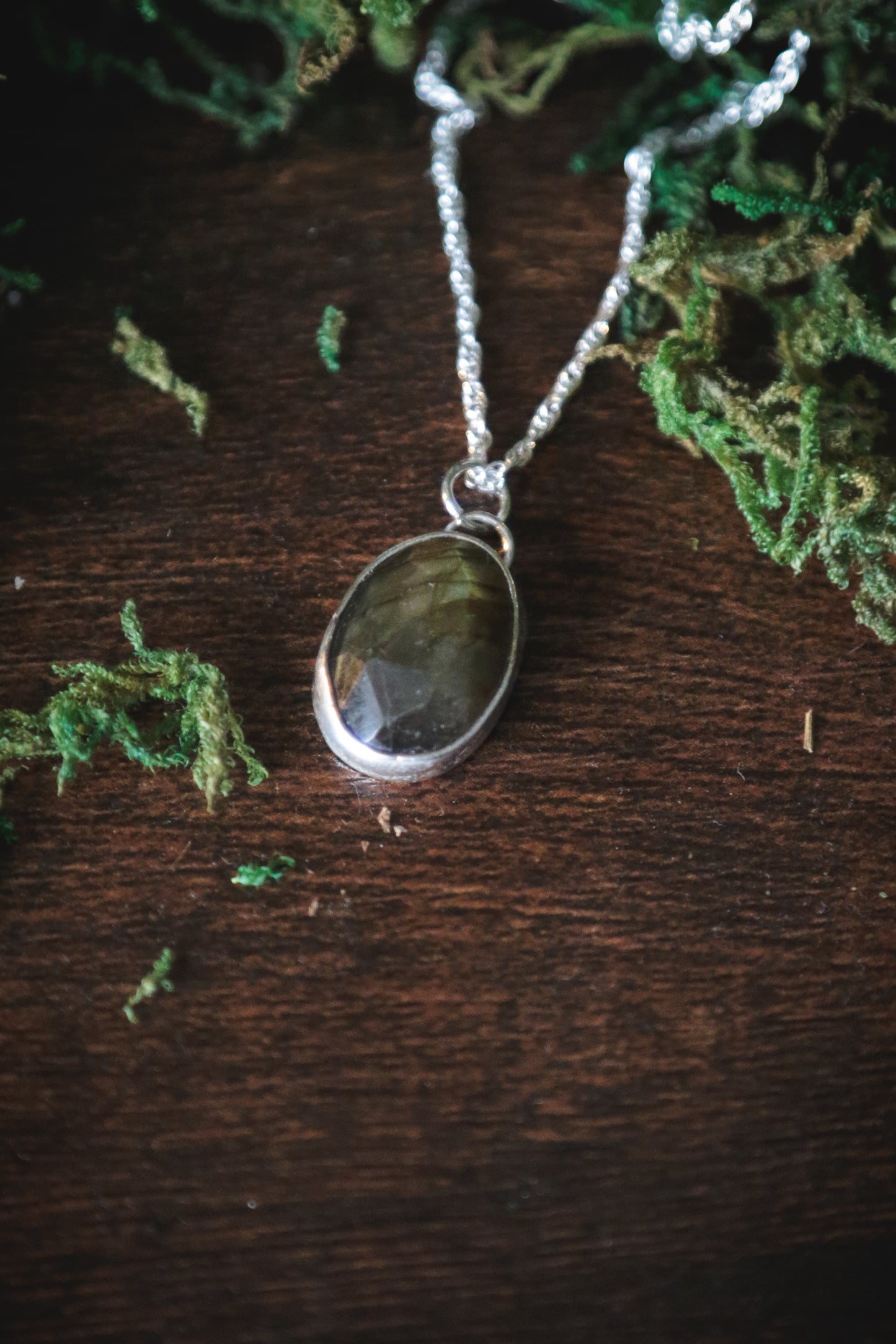 Rosecut Labradorite necklace