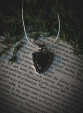 Load image into Gallery viewer, Framed Hematite necklace
