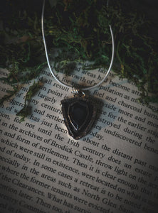 Framed Hematite necklace