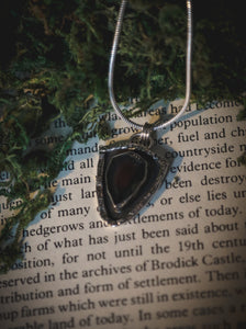 Framed Hematite necklace