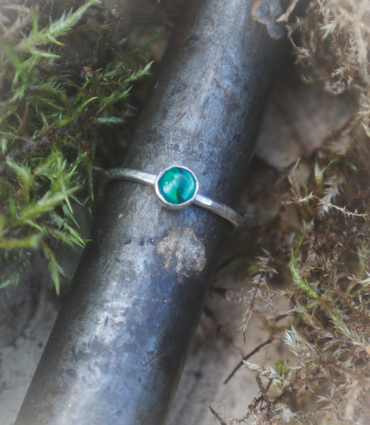 Paua shell stacker ring. Various sizes