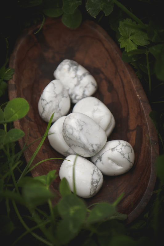 White Howlite Tumblestone
