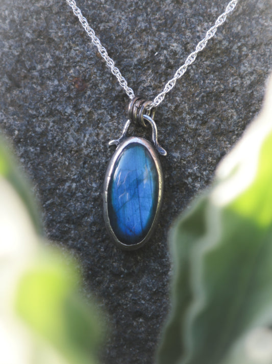 Blue Labradorite necklace