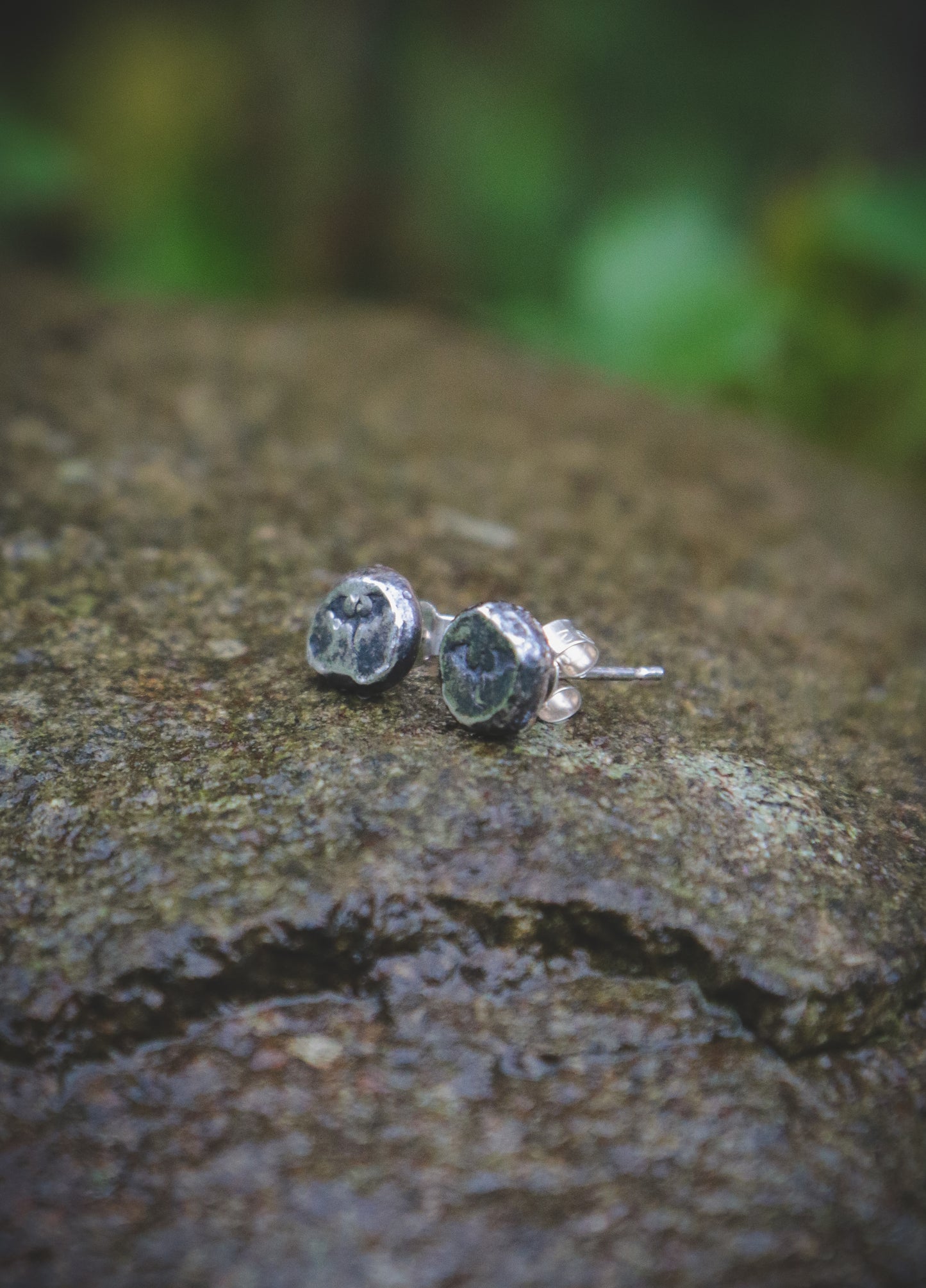 Sterling silver dragon studs