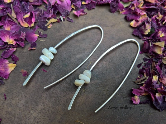 Mother of Pearl drop earrings