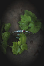 Load image into Gallery viewer, Garnet stacker ring. Various sizes.
