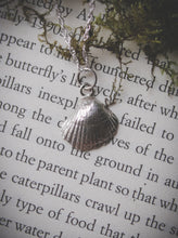 Load image into Gallery viewer, Silver seashell necklace II
