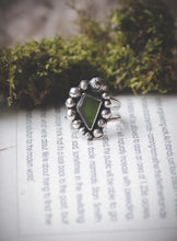 Load image into Gallery viewer, Sterling silver ring with seaglass - UK size U 1/2 - US size 10 1/2

