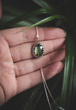 Load image into Gallery viewer, Rosecut Labradorite necklace
