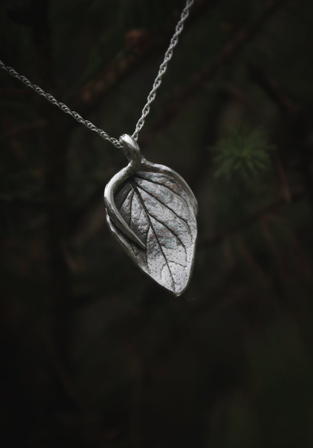 Oregano Leaf necklace 3