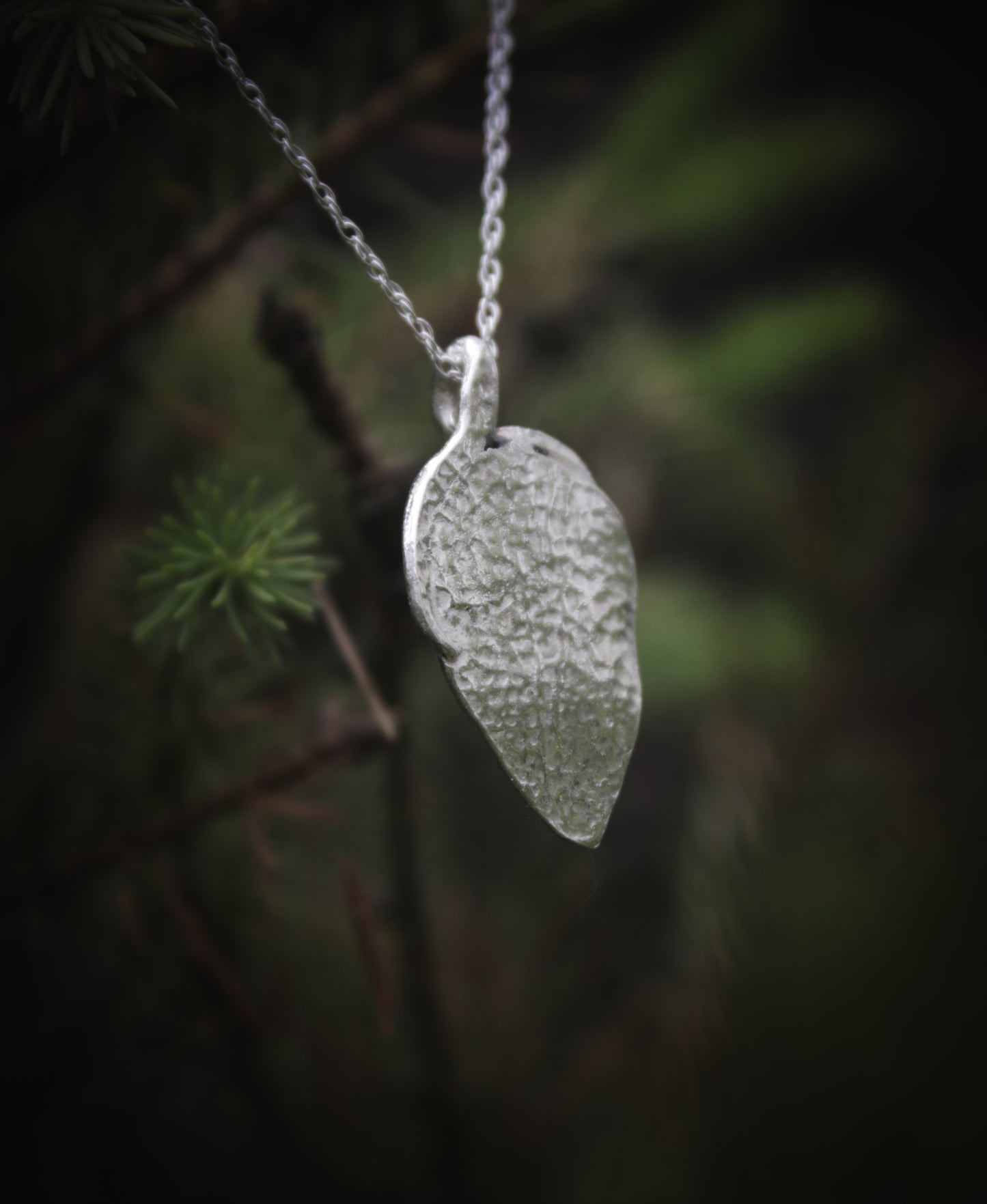 Oregano Leaf necklace 3