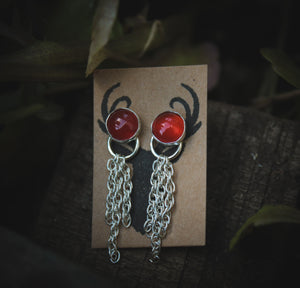 Carnelian earrings