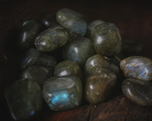 Labradorite crystal necklace