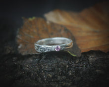 Load image into Gallery viewer, Pink Cubic Zirconia ring. UK size P. US size 7 3/4

