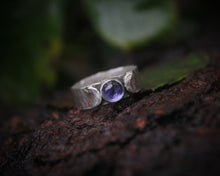 Load image into Gallery viewer, Iolite triple moon ring. Various sizes.

