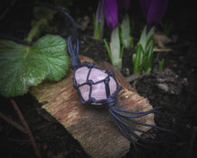 Load image into Gallery viewer, Rose Quartz crystal necklace
