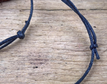 Load image into Gallery viewer, Black Obsidian tumblestone necklace
